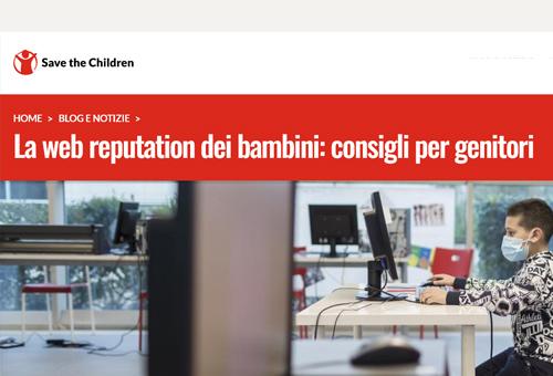 La web reputation dei bambini: consigli per genitori