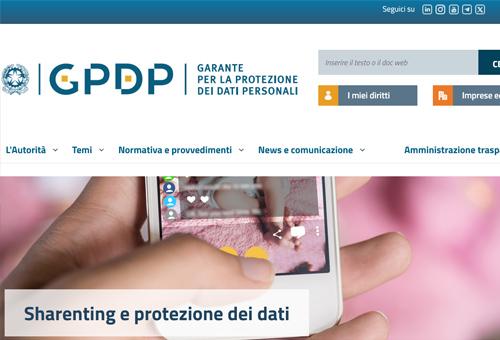 Sharenting e protezione dei dati