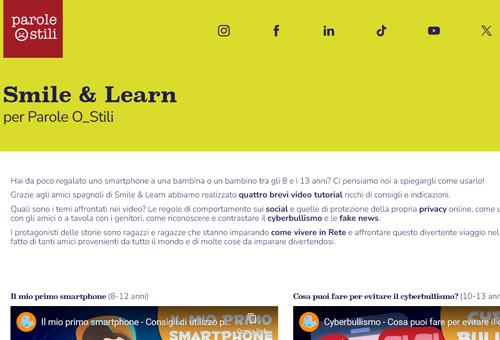 Smile & Learn per Parole O_Stili