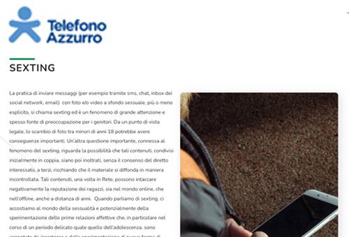 Telefono Azzurro - Sexting