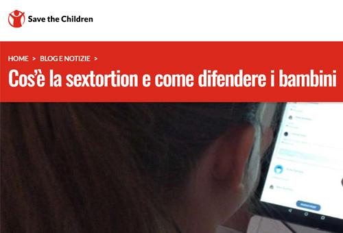 Cos’è la sextortion e come difendere i bambini